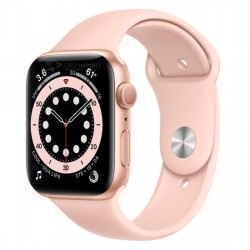 Apple Watch S6 (GPS) Caixa Alumínio Dourada 44mm Pulseira Esportiva Rosa M00E3LL