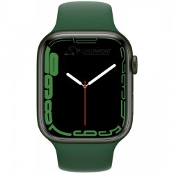 Apple Watch S7 (GPS) Caixa Alumínio Green 45mm Pulseira Esportiva MKN73BE/A
